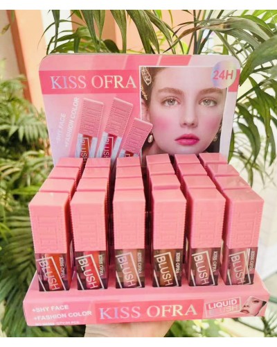 RUBOR LIQUIDO BLUSH KISS OFRA  N6069 x24 /CAJA