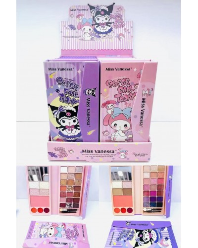 SOMBRA SURTIDAS 29TONOS TIPO LIBRETA SANRIO MISS VANESSA F7001A x12 /CAJA