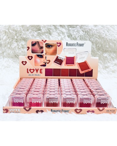 RUBOR LOVE CUADRADO ROMANTIC FLOWER 8061 x48 /CAJA