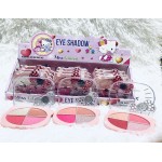 PALETA 2 EN 1 RUBOR Y SOMBRAS MISS GLISTEN 4TONOS PD-032  x12 /CAJA