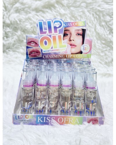 LIP OIL TRANSPARENTE KISS OFRA N6067 x24 /CAJA