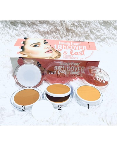 COMPACTO DOBLE COVER & LAST ROMANTIC FLOWER x12 /CAJA