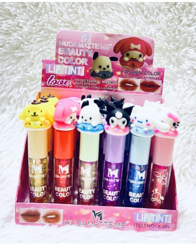 LIP GLOSS SANRIO HUDA MATTE ME X-464 x24 /CAJA