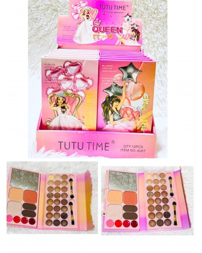 SOMBRA SURTIDAS 33TONOS TIPO LIBRETA QUEEN TUTU TIME 626T x12 /CAJA