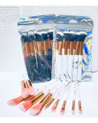SET BROCHAS MARMOL 10PCS 