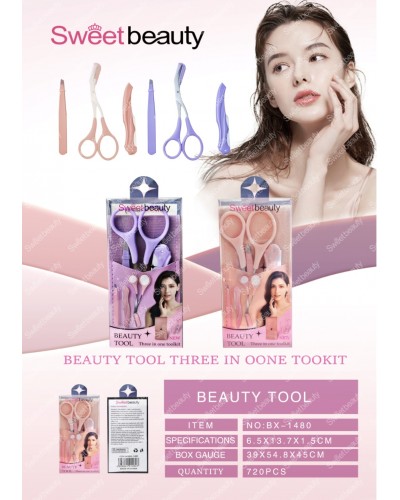 SET DE LIMPIEZA PARA CEJAS SWEET BEAUTY 3PCS