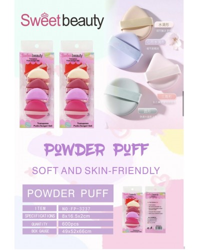 SET BORLAS  PARA POLVO SWEET BEAUTY 5PCS 